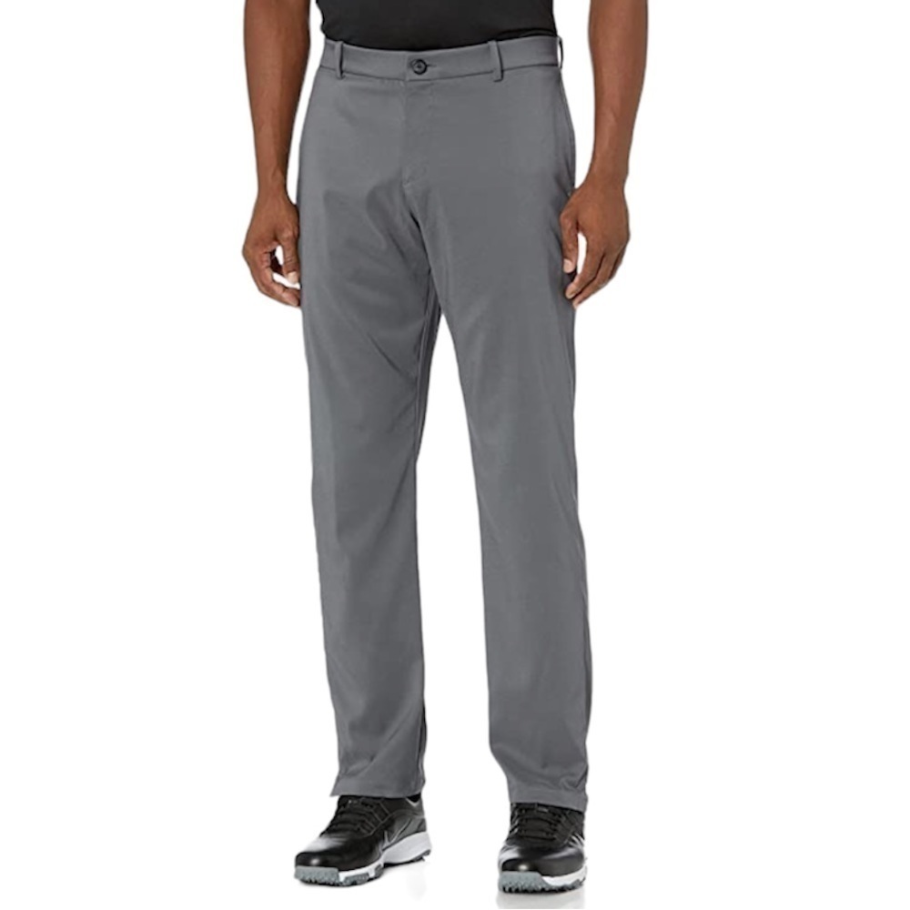 NEW NIKE Golf Tech Pants Men Slate Grey Pleated Cuffed Dri Fit Relaxed